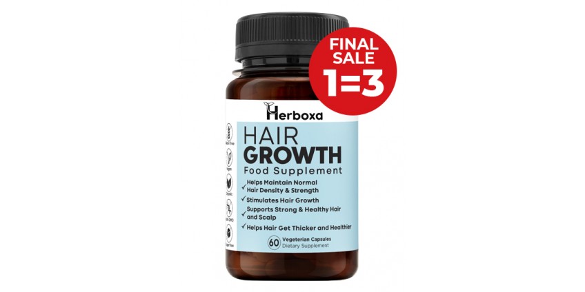 Herboxa Hair Growth | met vitamine A, C, D3, zink, ijzer en biotine