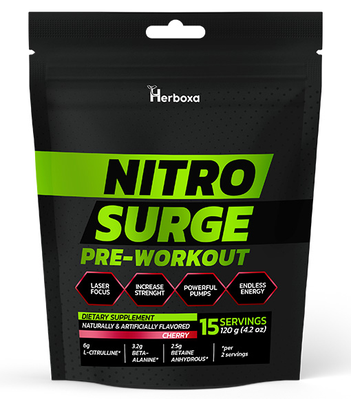 NitroSurge | Pre-Workout Supplement Template Test